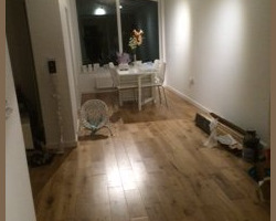 An image of a new dinning room which built and decorated