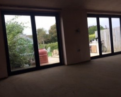 An image of an extension with newly installed windows