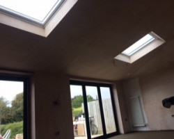 An image of an extension with newly installed windows