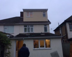 An Image of a large house extension which has been constructed