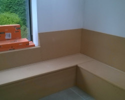 An image showing a room we built with in built benches